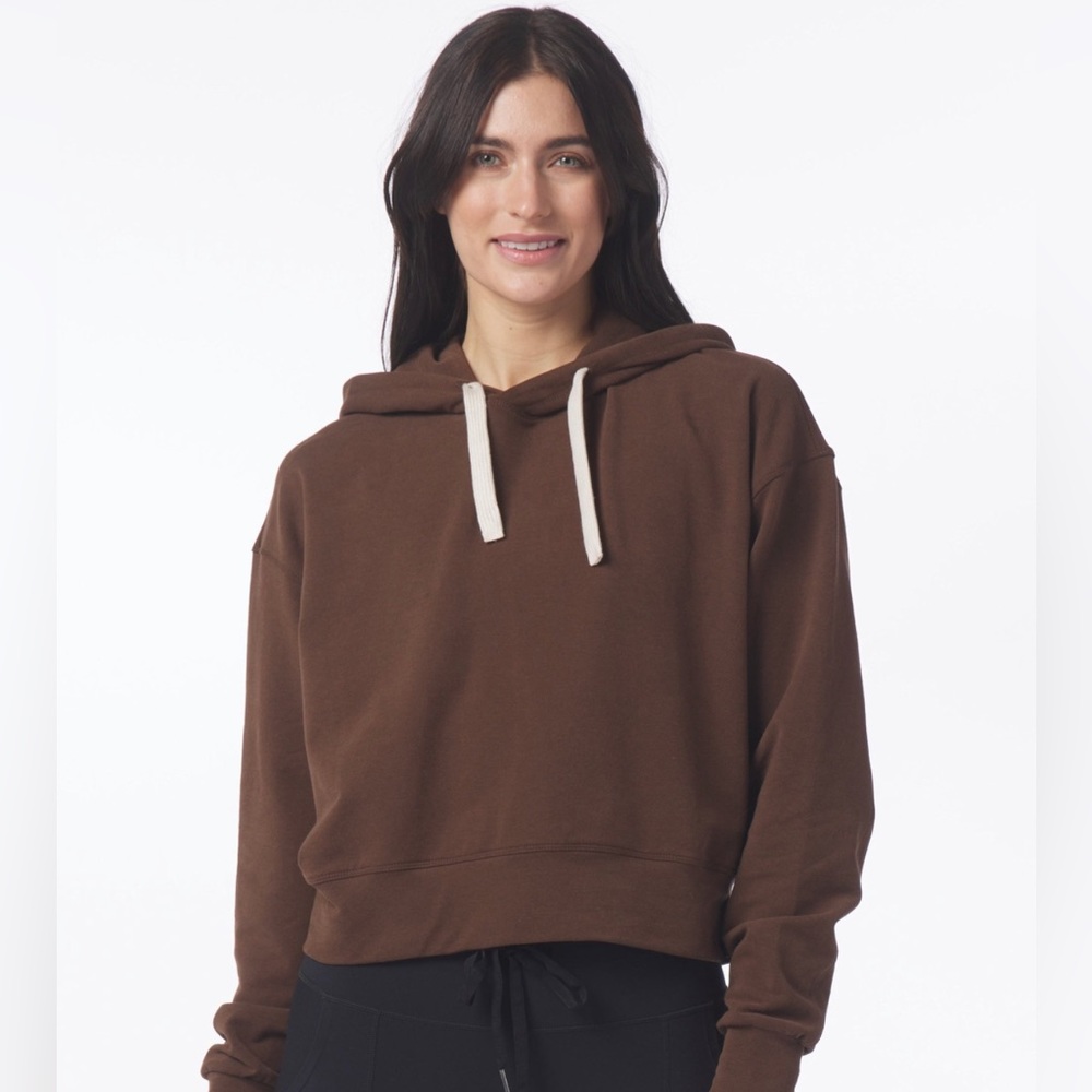 NWT Glyder Vintage Oversized Cropped Hoodie Size: Small - Picture 1 of 2